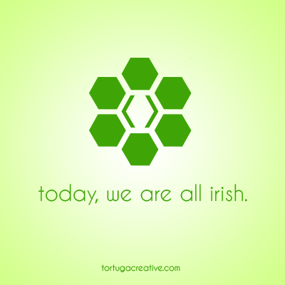 Happy St. Patrick's Day from Tortuga!