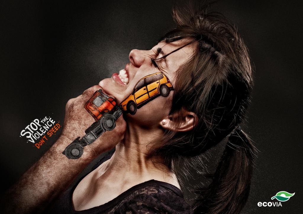 Drive safe ads. Stop the violence. Don't speed.