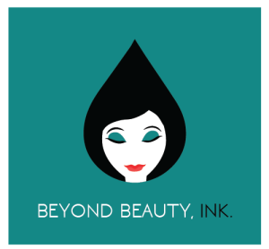 Permanent Makeup Logo Black Inkdrop