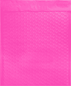 pink bubble mailer poly