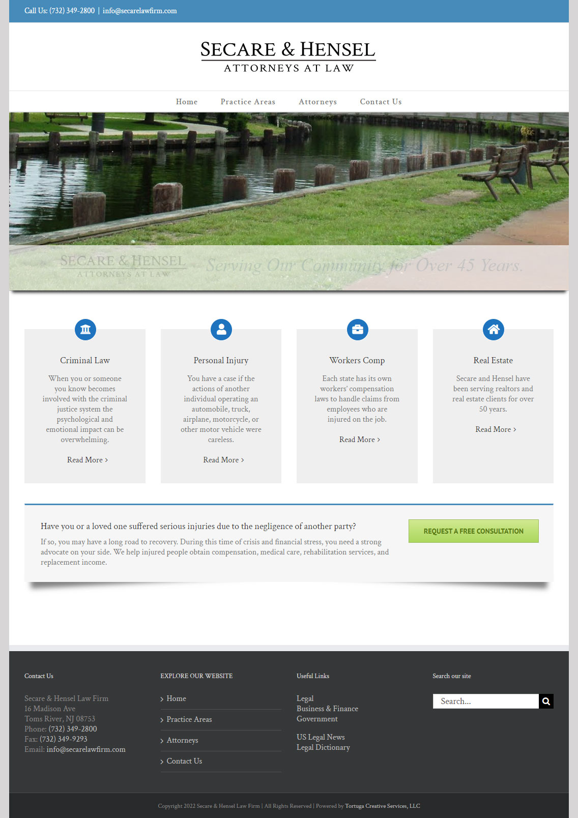 Secare Law Firm Website
