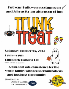 Trunk or Treat flyer